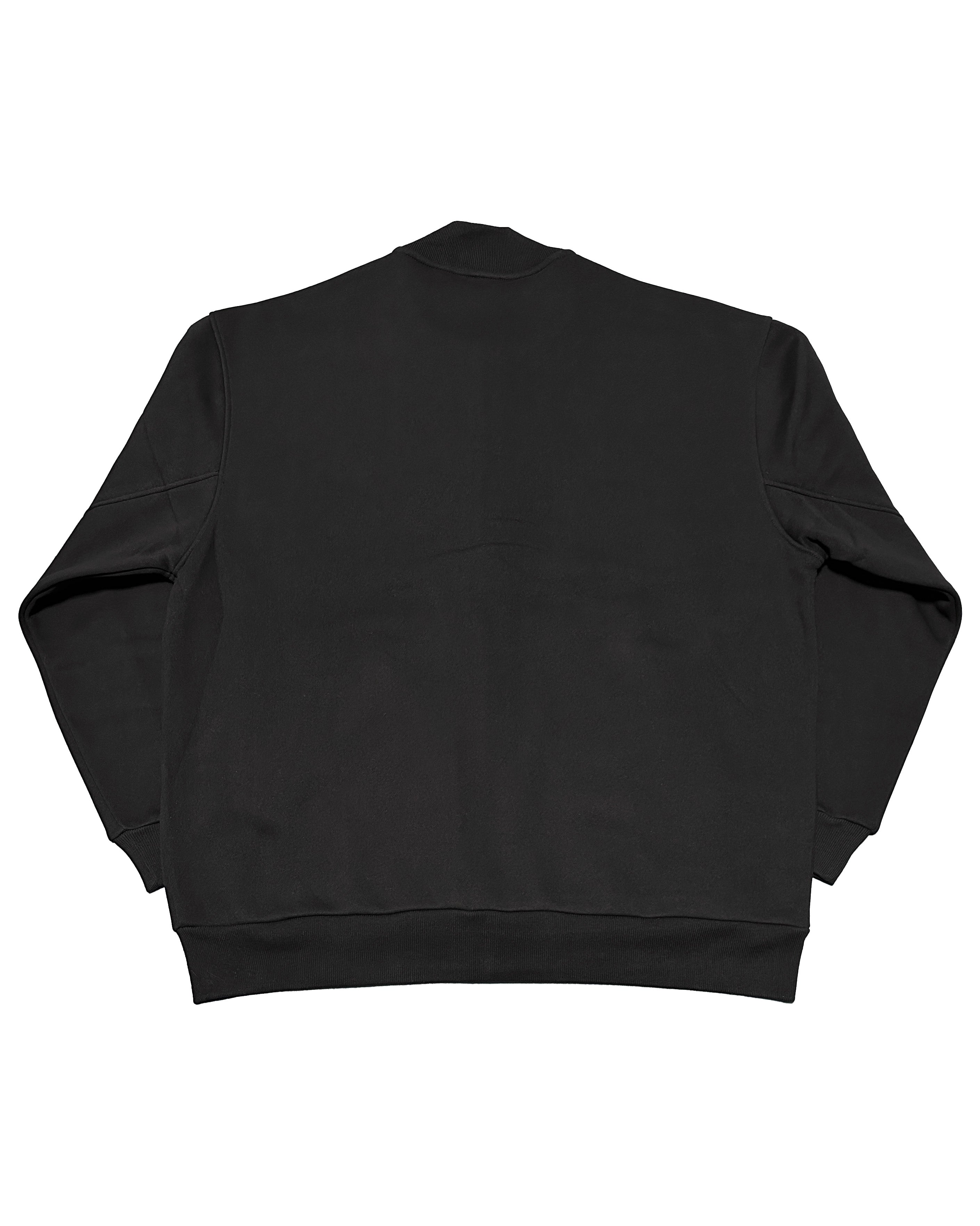 Basic One Point Sweat JKT - Black