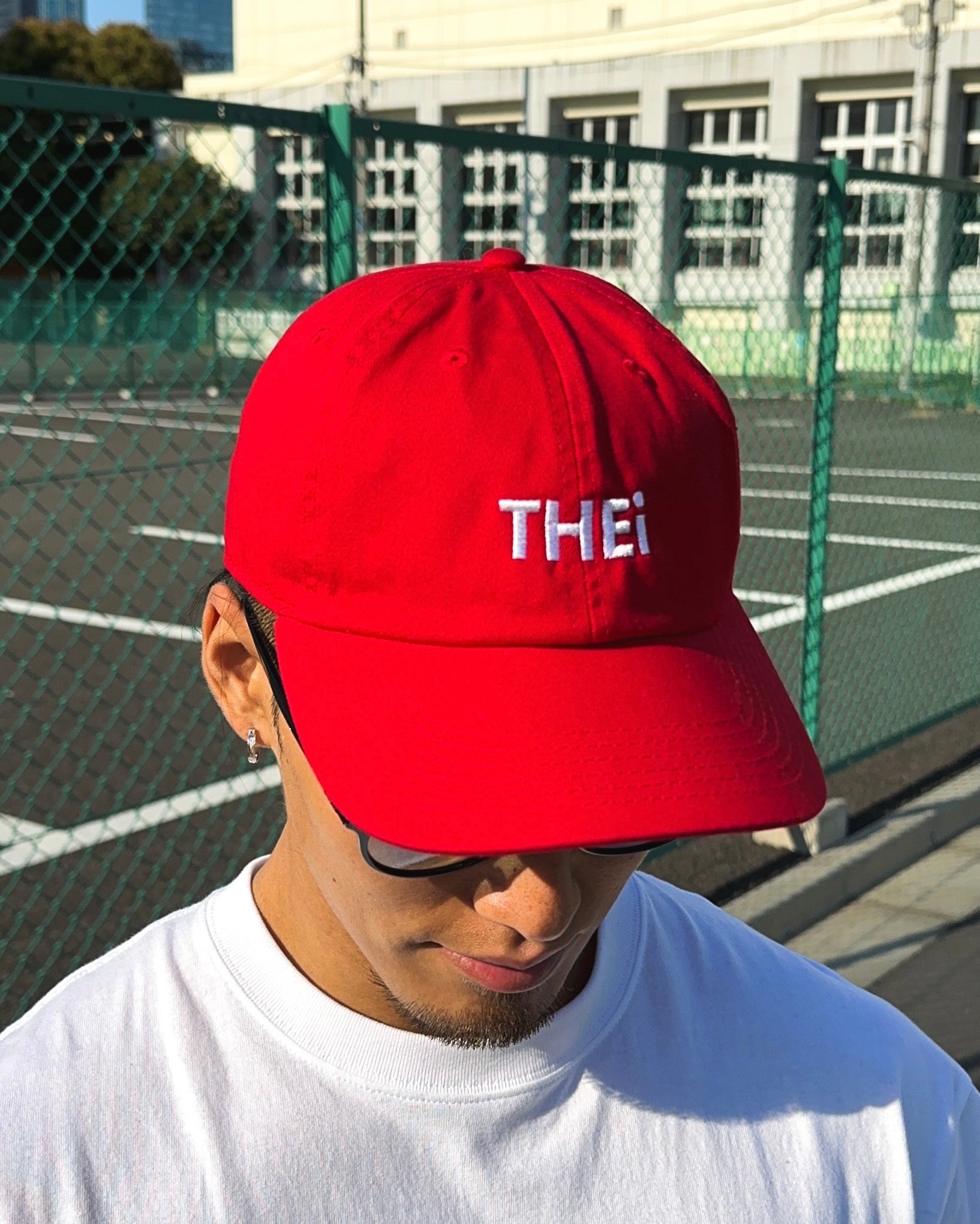 Basic One Point Low Cap - Red