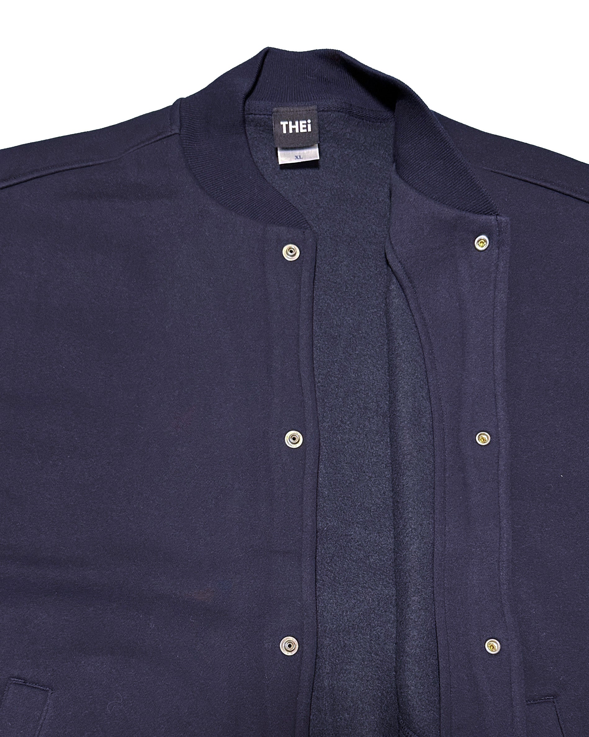 Basic One Point Sweat JKT - Navy