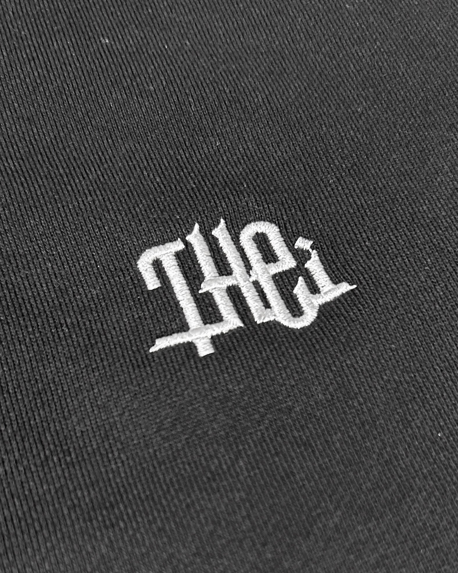 Arabic One Point HW Sweat Hoodie & Pants Setup - Black