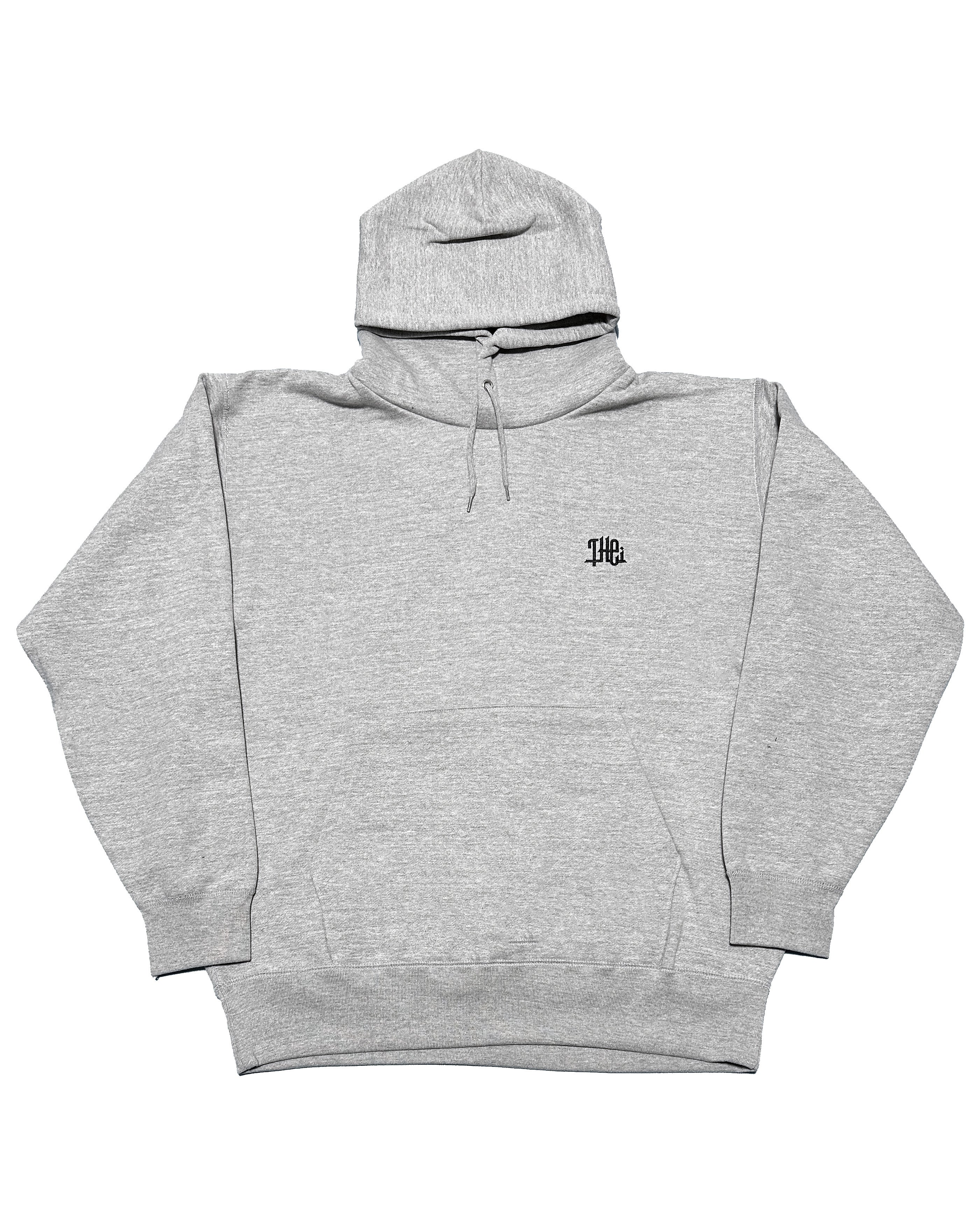 Arabic One Point HW Sweat Hoodie - Gray
