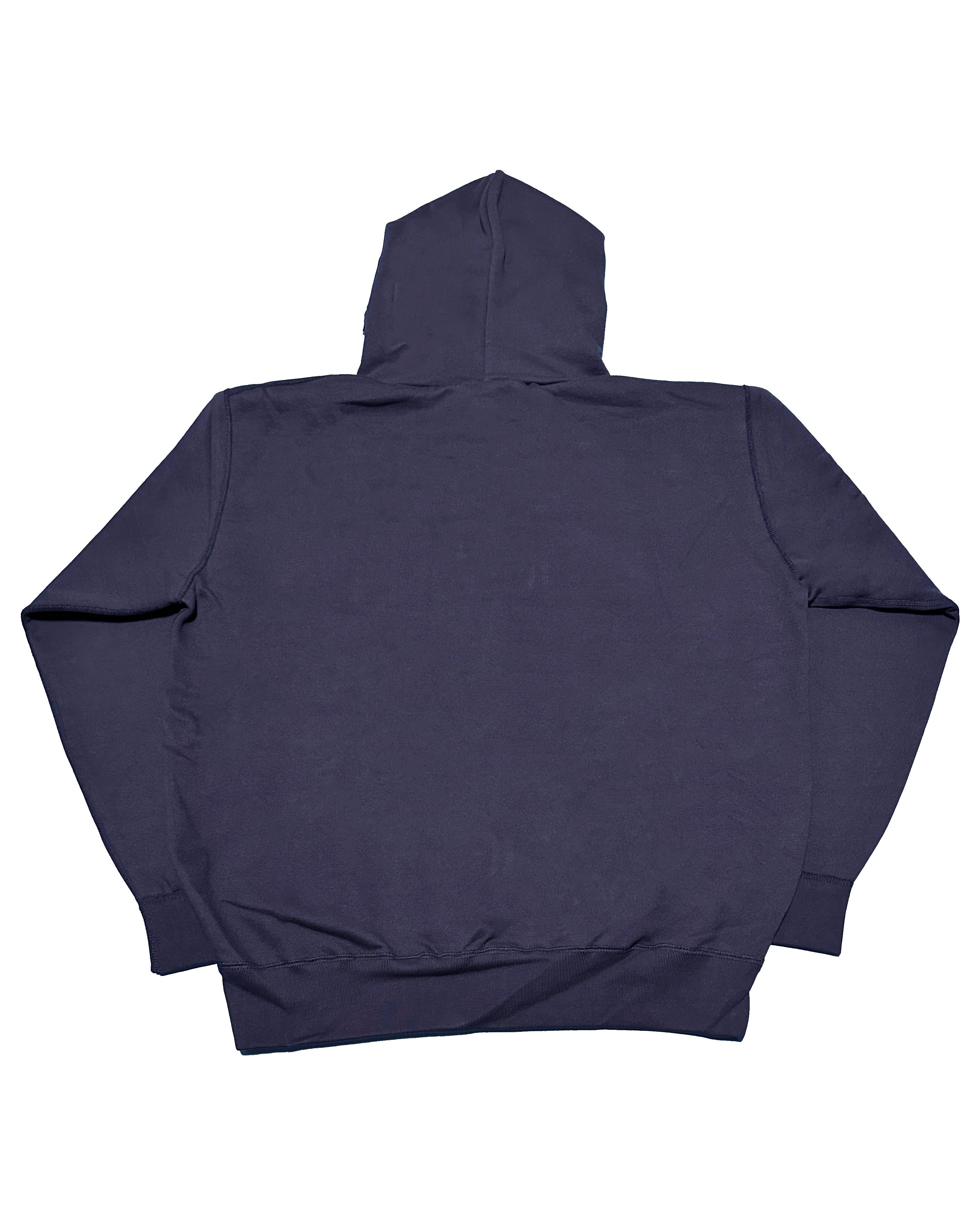 Arabic One Point HW Sweat Hoodie - Navy