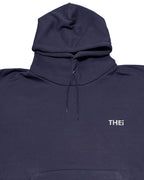 Basic One Point HW Sweat Hoodie - Navy