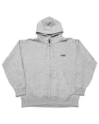 Basic One Point HW Sweat Zip Hoodie - Gray