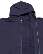 Arabic One Point HW Sweat Zip Hoodie - Navy