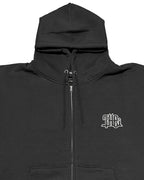 Arabic-Type2 HW Sweat Zip Hoodie - Black