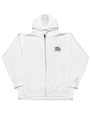 Arabic-Type2 HW Sweat Zip Hoodie - White