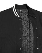 Basic One Point Melton Stadium JKT - Black