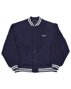 Basic One Point Melton Stadium JKT - Navy
