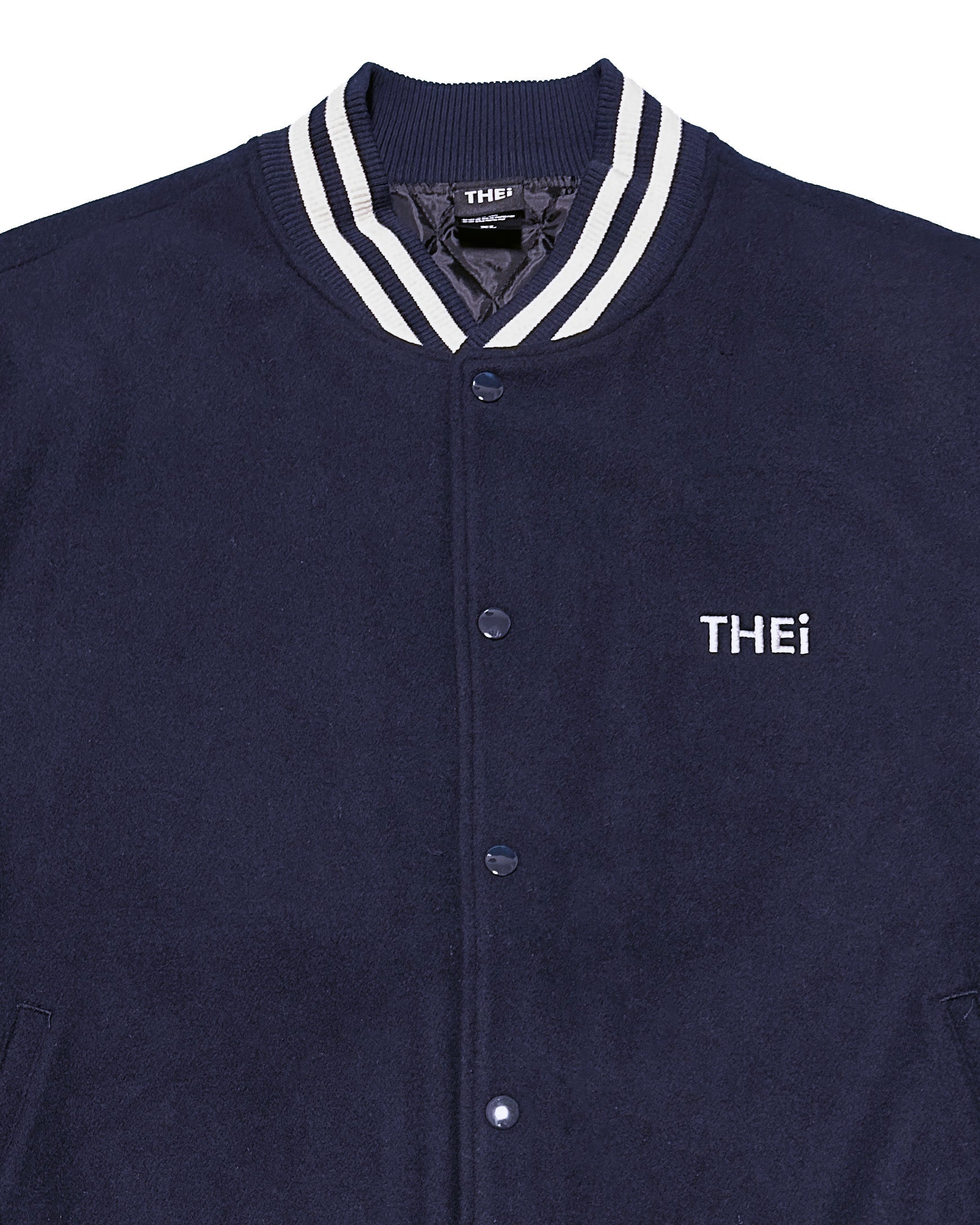 Basic One Point Melton Stadium JKT - Navy