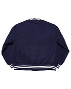 Basic One Point Melton Stadium JKT - Navy