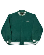 Basic One Point Melton Stadium JKT - Billiard Green