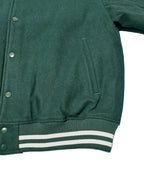 Basic One Point Melton Stadium JKT - Billiard Green