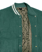 Basic One Point Melton Stadium JKT - Billiard Green
