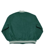 Basic One Point Melton Stadium JKT - Billiard Green
