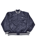 Basic One Point Nylon Stadium JKT - Navy / White