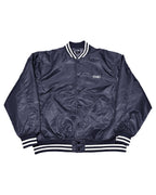 Basic One Point Nylon Stadium JKT - Navy / White