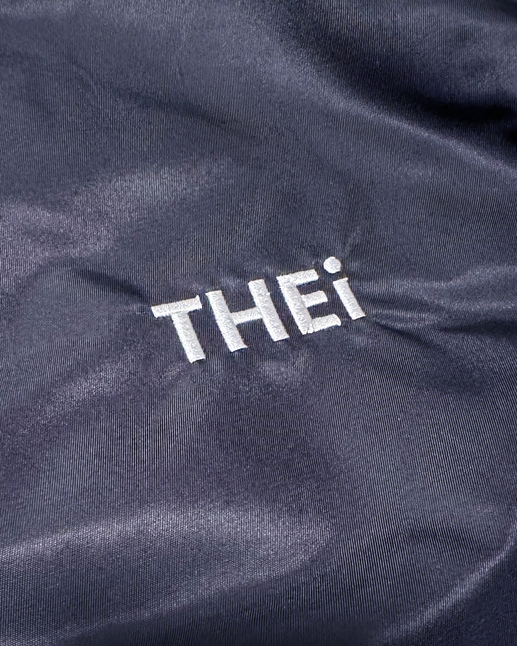 Basic One Point Nylon Stadium JKT - Navy / White