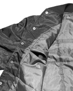 Basic One Point Nylon Stadium JKT - Black