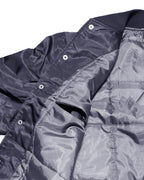 Basic One Point Nylon Stadium JKT - Navy / White