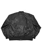 Basic One Point Nylon Stadium JKT - Black