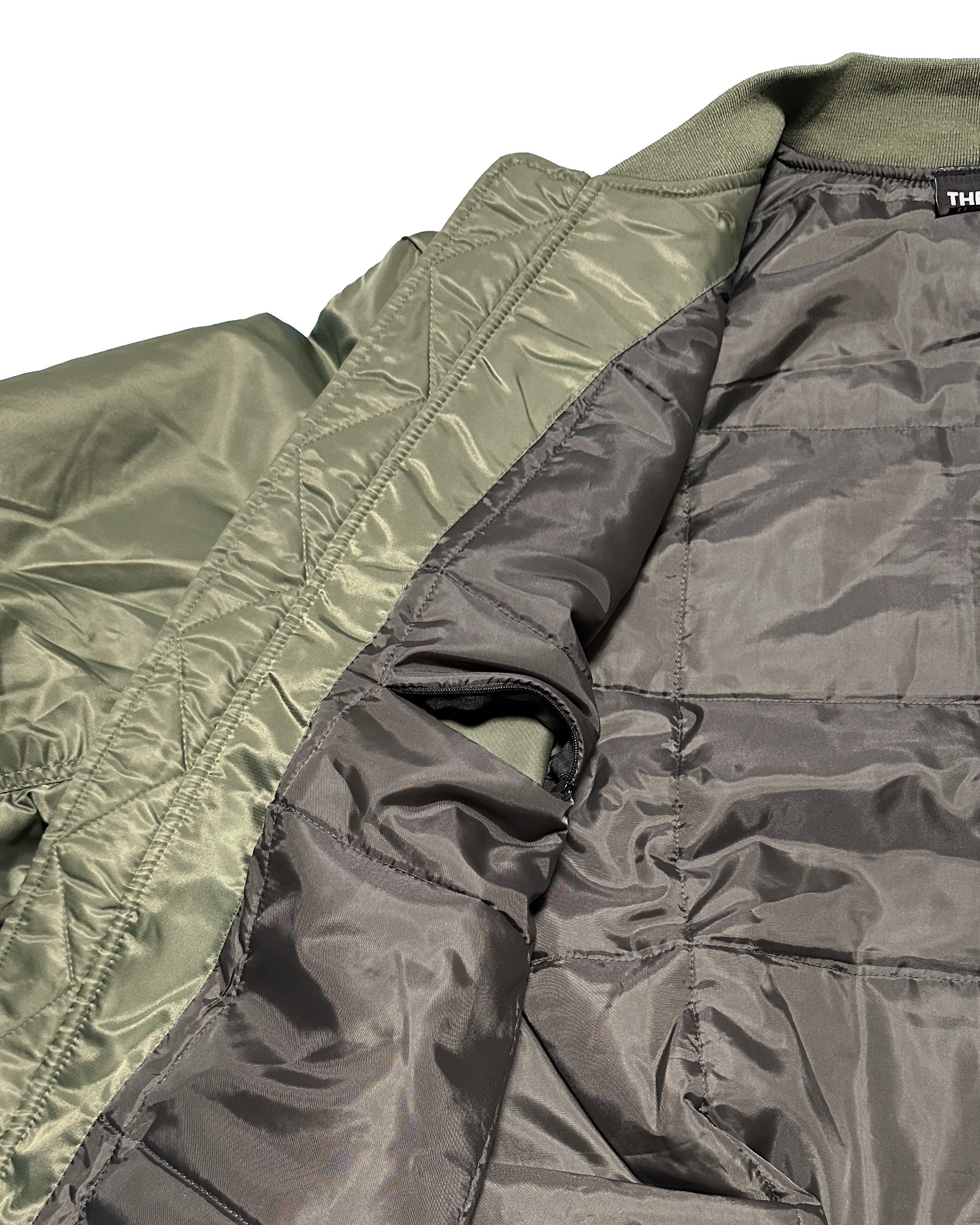 Basic One Point MA-1 JKT - Military Green