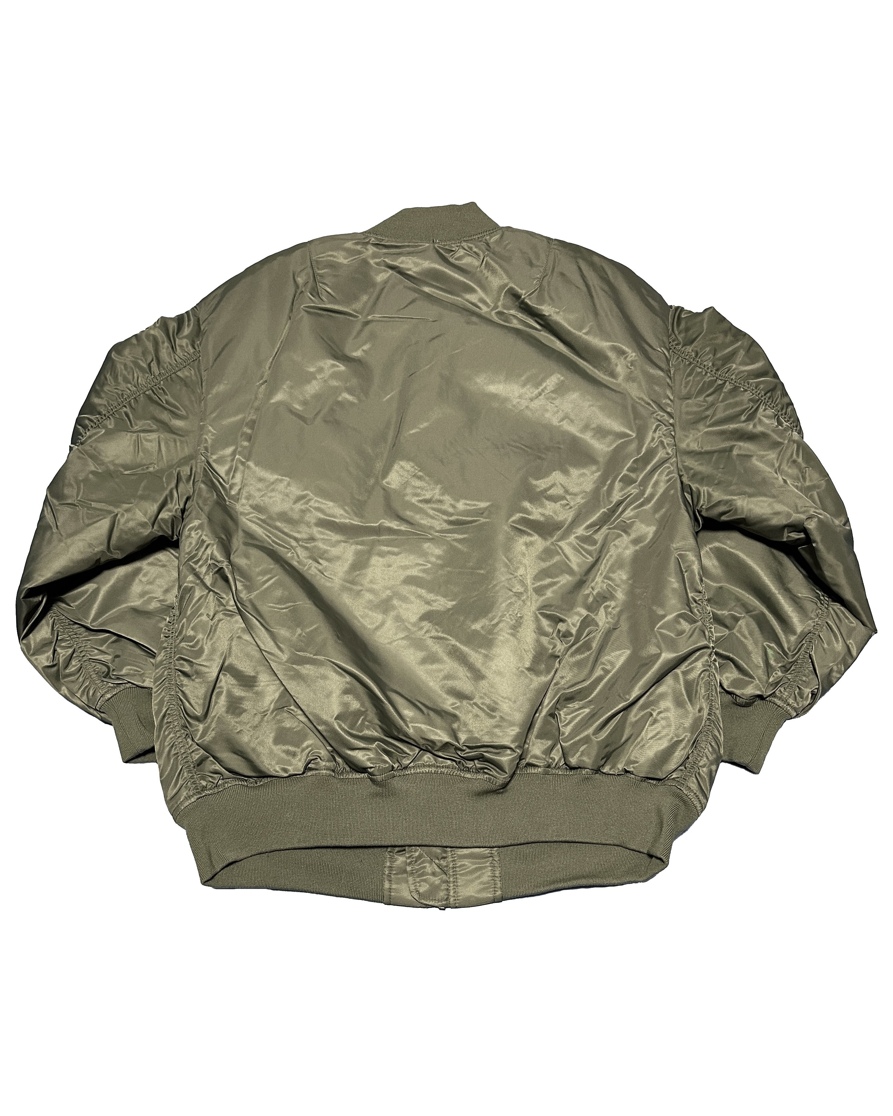 Basic One Point MA-1 JKT - Military Green