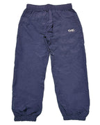 Basic One Point Nylon Track Pants - Navy