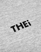 Basic Back Print HW Sweat Zip Hoodie - Gray