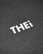 Basic Back Print HW Sweat Zip Hoodie - Black