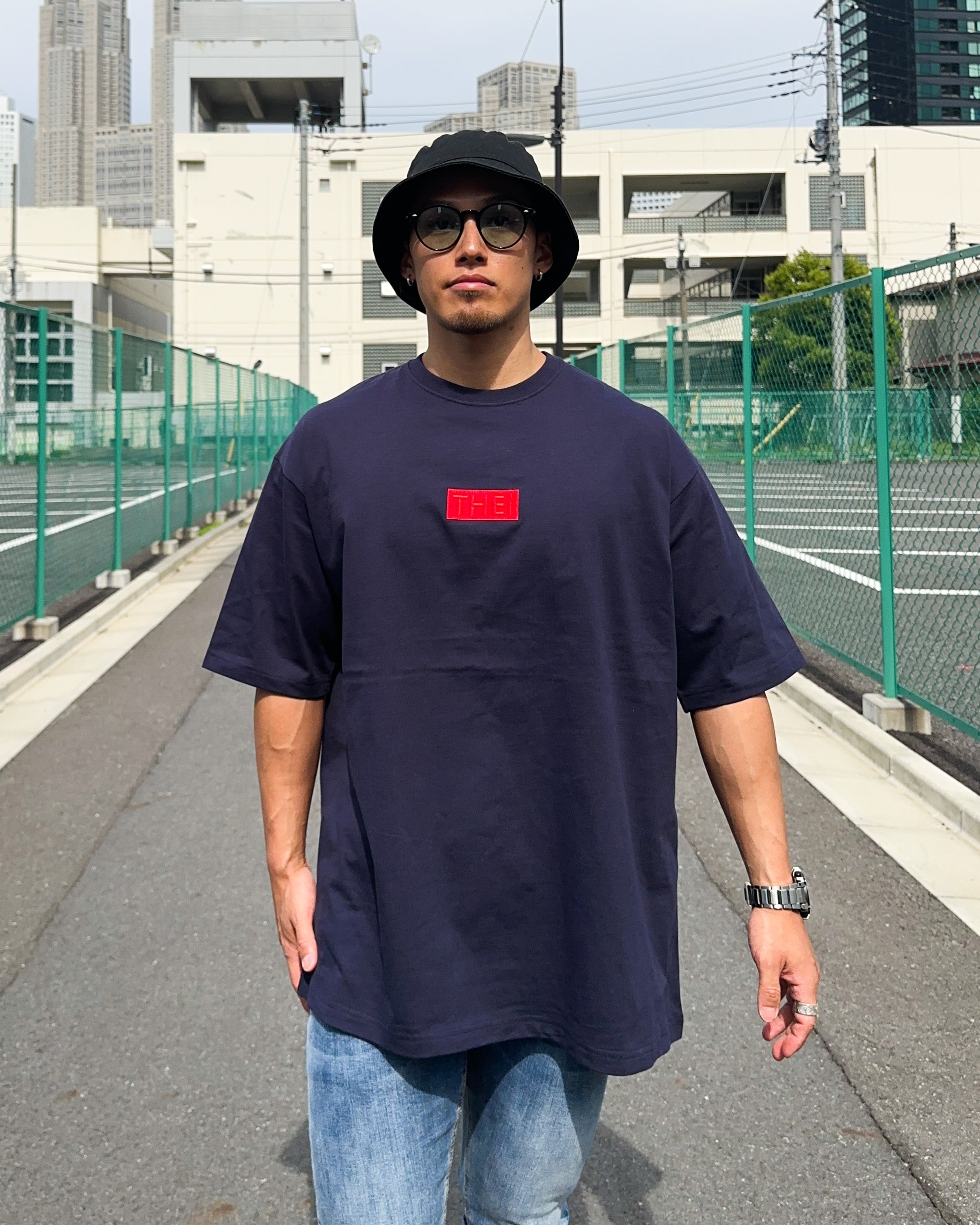 Box-Type2 Big Tee - Navy