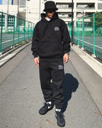 Arabic-Type2 HW Sweat Hoodie & Pants Setup - Black
