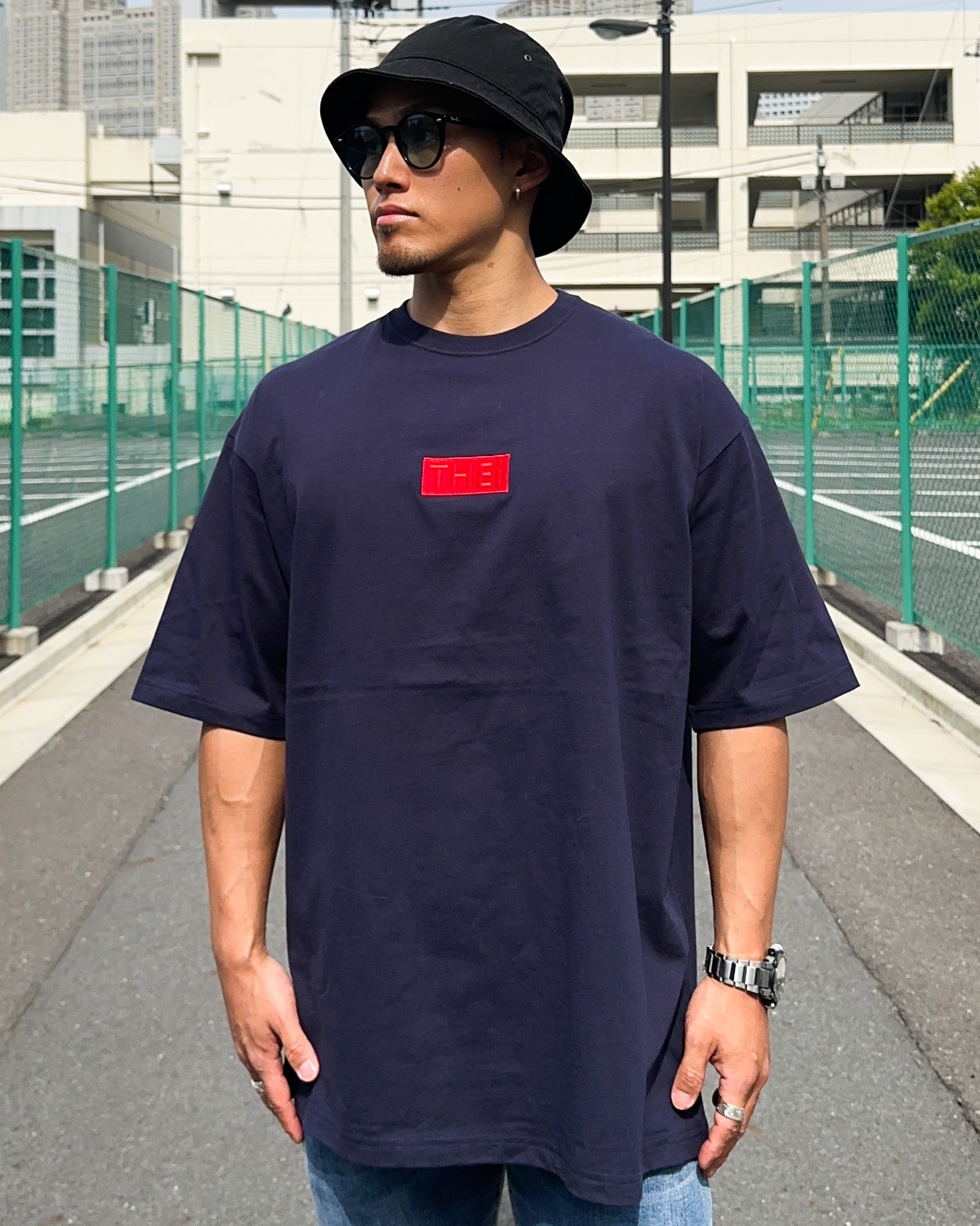 Box-Type2 Big Tee - Navy