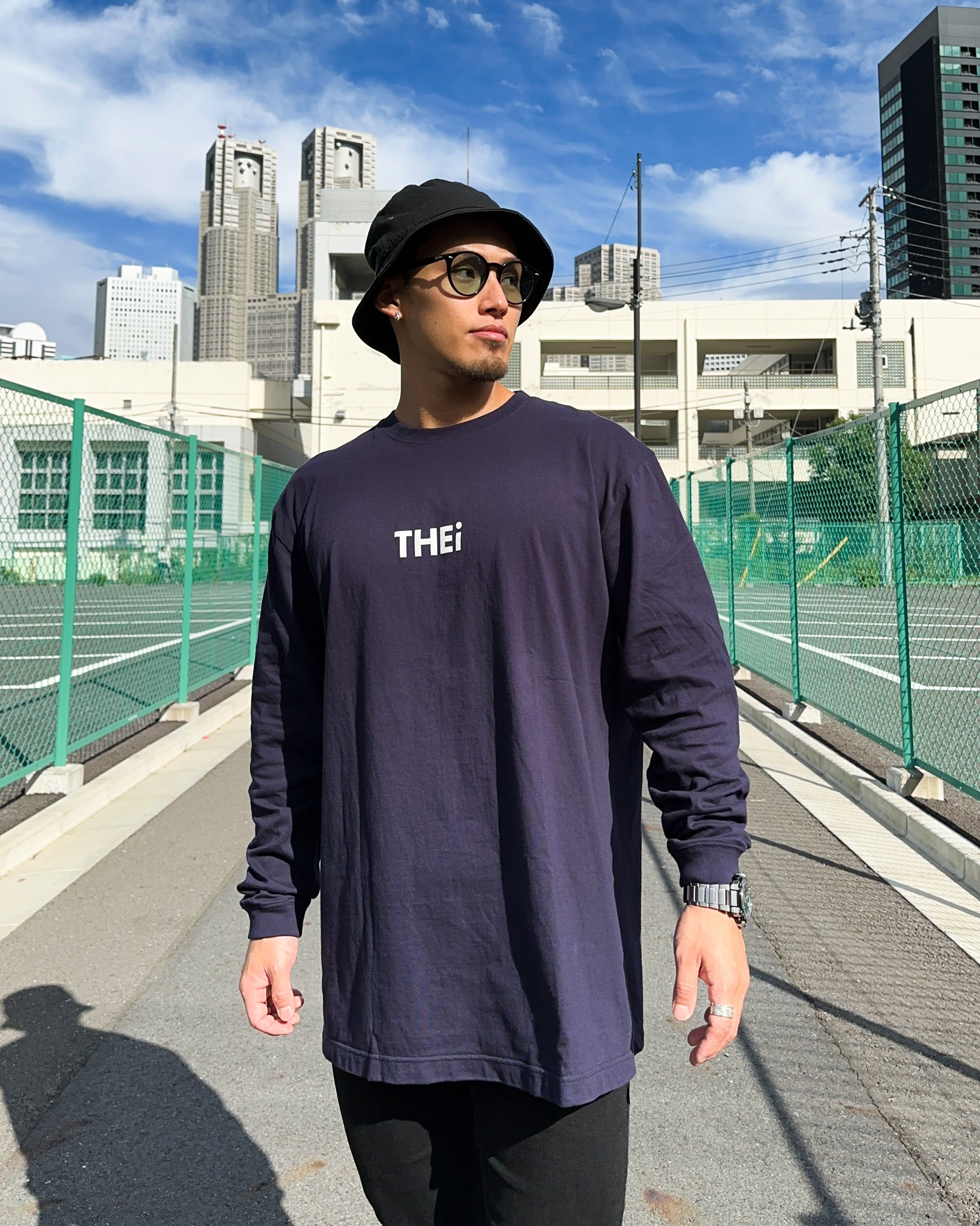 Basic L/S Tee - Navy