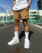 Basic One Point Versatile Shorts - Coyote Brown