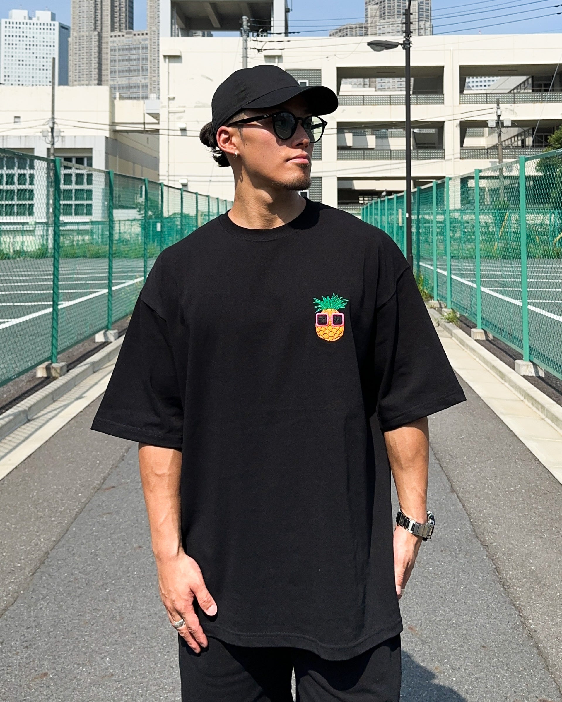 Pineapple HW Big Tee - Black