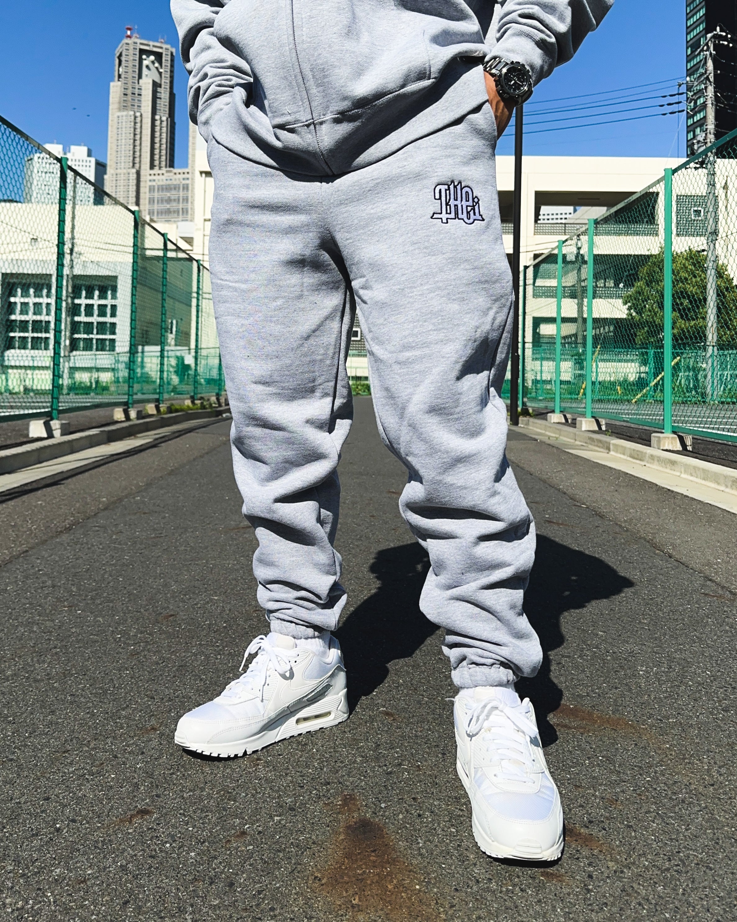Arabic-Type2 HW Sweat Pants - Gray