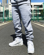 Basic One Point HW Sweat Hoodie & Pants Setup - Gray