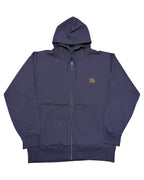 Arabic One Point HW Sweat Zip Hoodie & Pants Setup - Navy