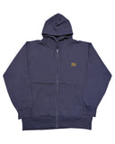 Arabic One Point HW Sweat Zip Hoodie - Navy
