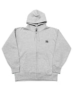 Arabic One Point HW Sweat Zip Hoodie - Gray