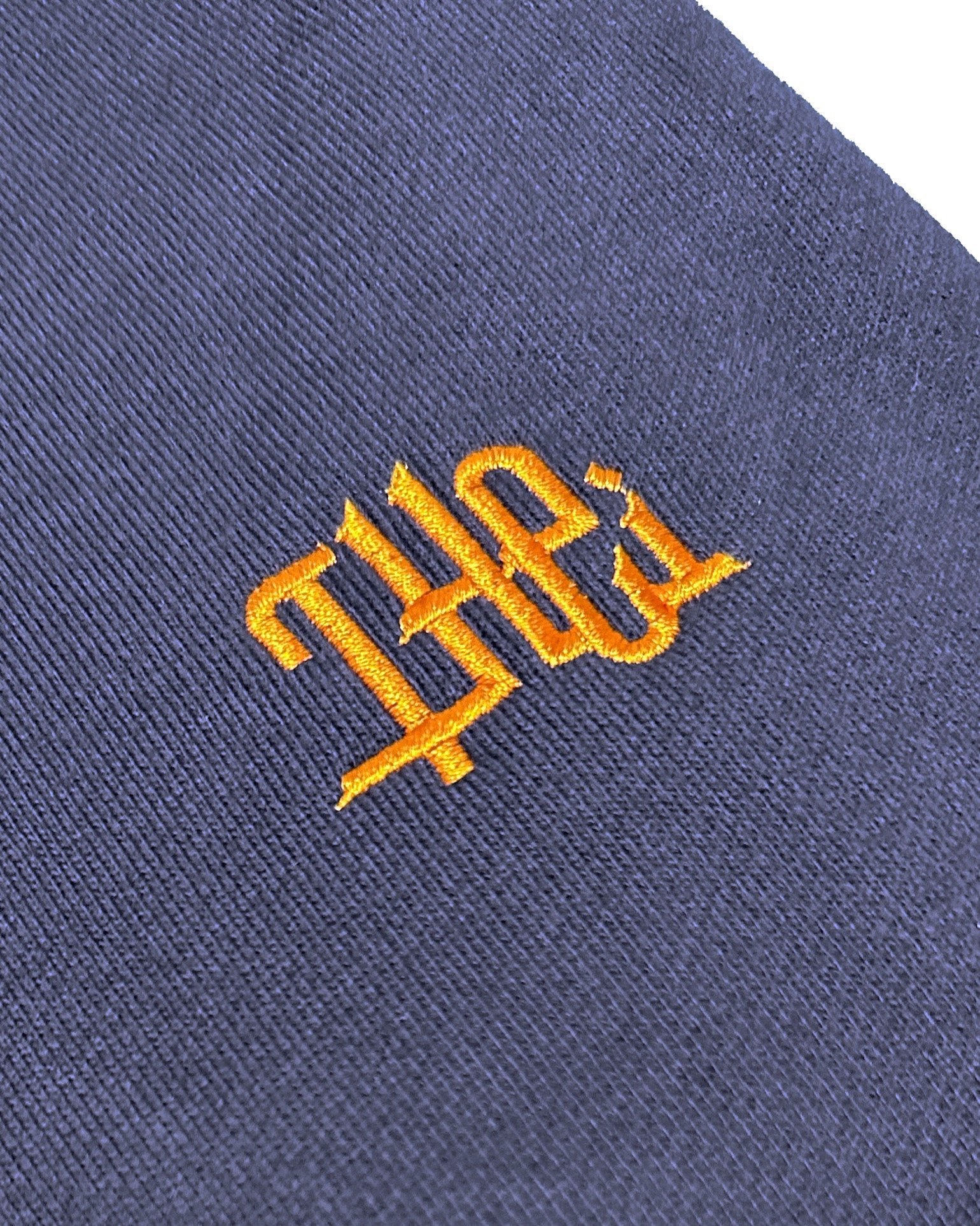 Arabic One Point HW Sweat Pants - Navy