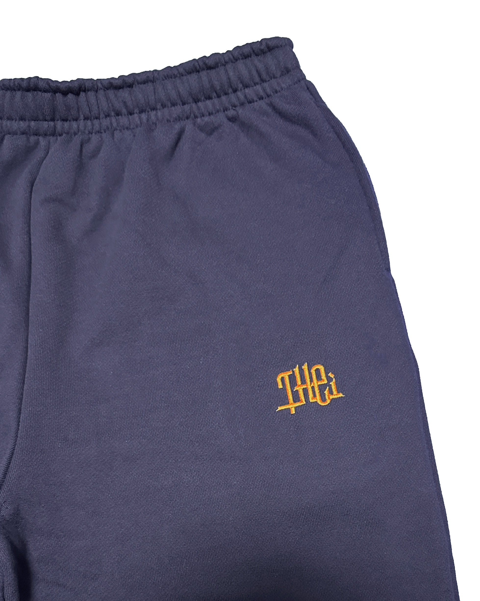 Arabic One Point HW Sweat Zip Hoodie & Pants Setup - Navy