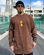 Smiley L/S Tee - Brown