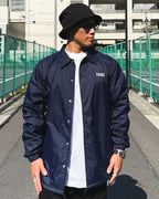 Basic One Point Nylon Coach JKT - Navy