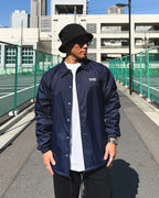 Basic One Point Nylon Coach JKT - Navy