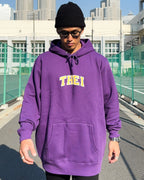 College Sweat Hoodie - Purple