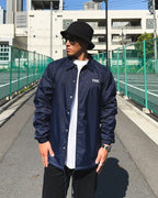 Basic One Point Nylon Coach JKT - Navy