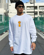 Smiley L/S Tee - White