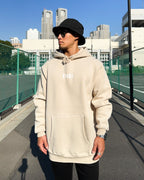 Basic Sweat Hoodie - Beige